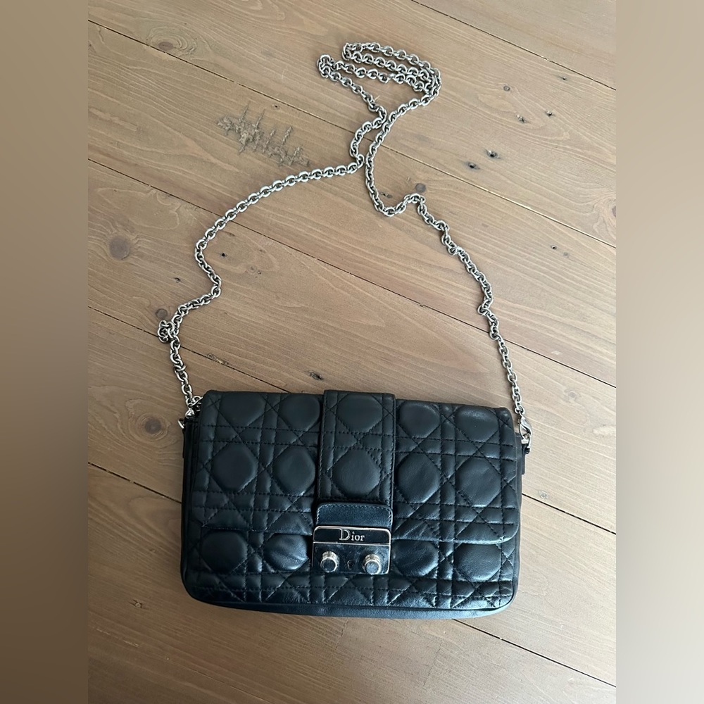 Dior Miss Dior Cannage Leather Crossbody Bag - Picture 2 of 13